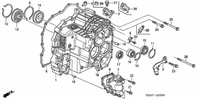 Honda 91002-RCR-026 Gearbox bearing 91002RCR026