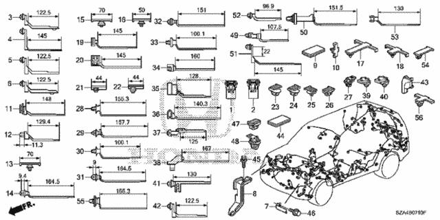 32136SB0300 Honda Clip