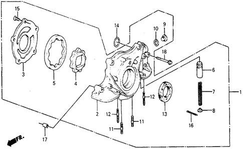 9420130450 Honda Cotter pin
