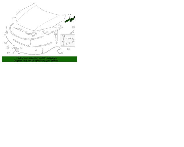 60120T2FA00ZZ Honda Hood hinge
