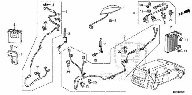 32136S7A003 Honda Clip