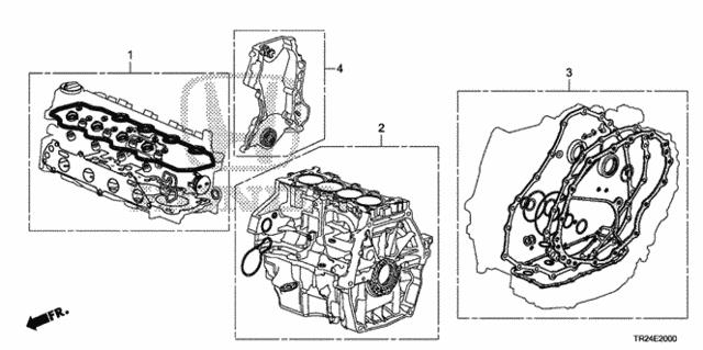 Honda 06111-RW0-000 Gasket kit 06111RW0000