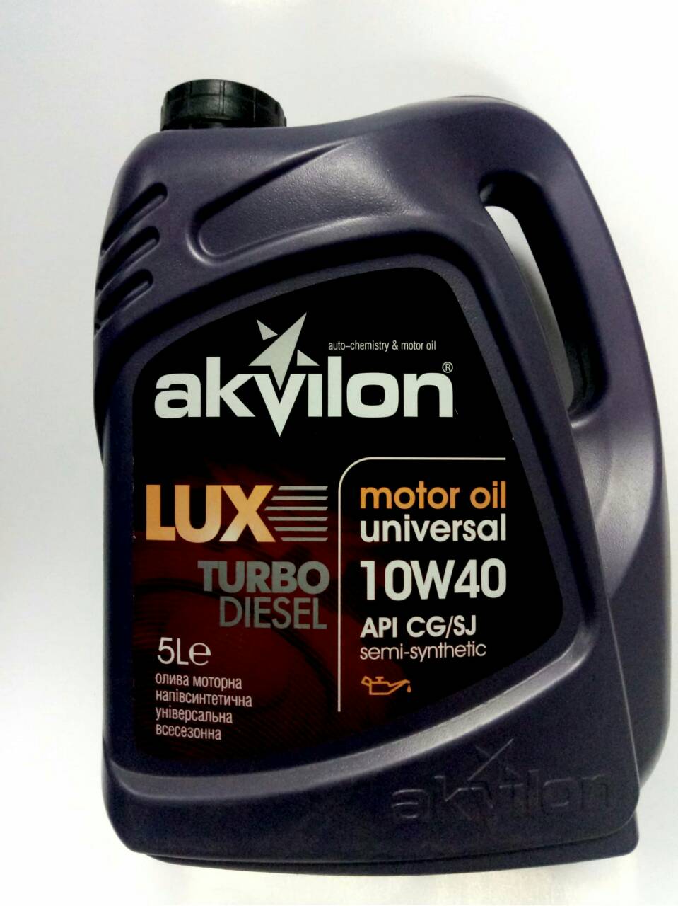 Akvilon 4820095201009 Engine oil Akvilon LUX TURBO DIESEL 10W-40, 5L 4820095201009