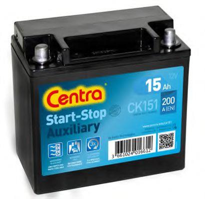 Centra CK151 Battery Centra Start-Stop 12V 15AH 200A(EN) L+ CK151