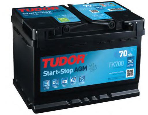 Tudor TK700 Battery Tudor 12V 70AH 760A(EN) R+ TK700