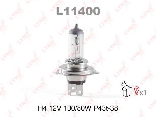 LYNXauto L11400 Halogen lamp 12V H4 100/80W L11400