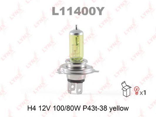 LYNXauto L11400Y Halogen lamp 12V H4 100/80W L11400Y