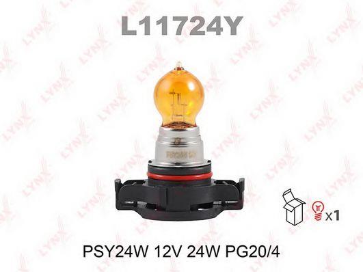 LYNXauto L11724Y Glow bulb yellow PSY24W 12V 24W L11724Y