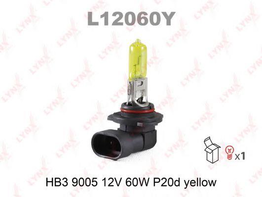 LYNXauto L12060Y Halogen lamp 12V HB3 60W L12060Y