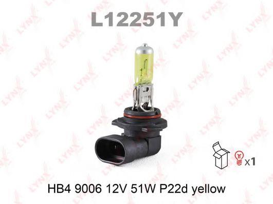 LYNXauto L12251Y Halogen lamp 12V HB4 51W L12251Y