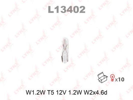 LYNXauto L13402 Glow bulb W1,2W 12V 1,2W L13402