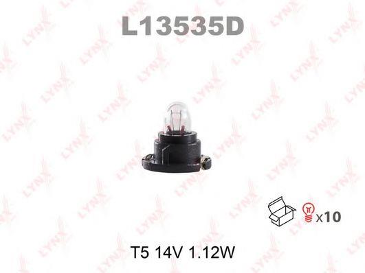 LYNXauto L13535D Glow bulb T5 14V 1,12W L13535D
