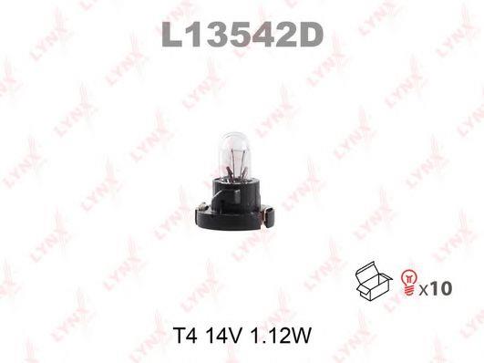 LYNXauto L13542D Glow bulb T4 14V 1,12W L13542D
