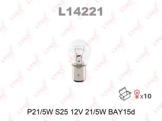 LYNXauto L14221 Glow bulb P21/5W 12V 21/5W L14221