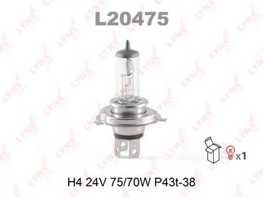 LYNXauto L20475 Halogen lamp 24V H4 75/70W L20475