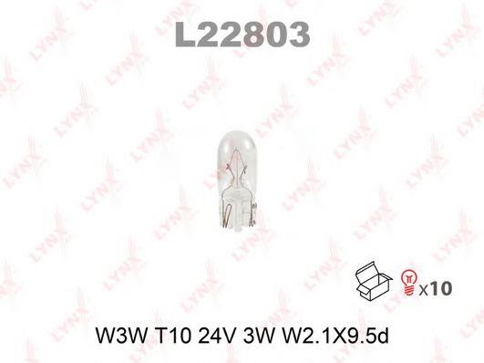 LYNXauto L22803 Glow bulb W3W 24V 3W L22803