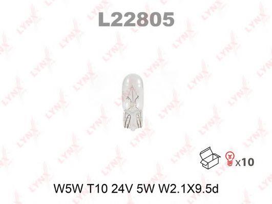 LYNXauto L22805 Glow bulb W5W 24V 5W L22805
