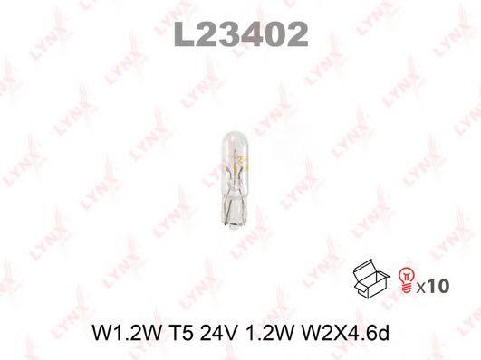 LYNXauto L23402 Glow bulb W1,2W 24V 1,2W L23402