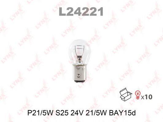 LYNXauto L24221 Glow bulb P21/5W 24V 21/5W L24221