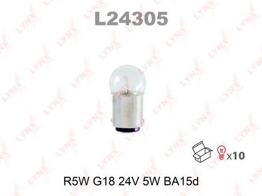 LYNXauto L24305 Glow bulb R5W 24V 5W L24305