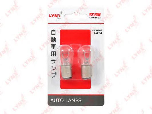 LYNXauto L14021-02 Glow bulb P21/4W 12V 21/4W L1402102