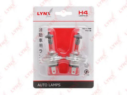 LYNXauto L20475-02 Halogen lamp 24V H4 75/70W L2047502
