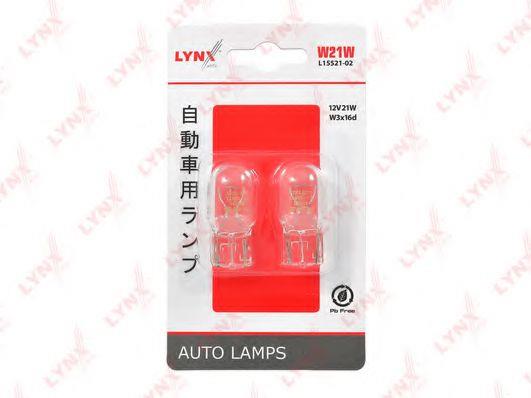 LYNXauto L15521-02 Glow bulb W21W 12V 21W L1552102