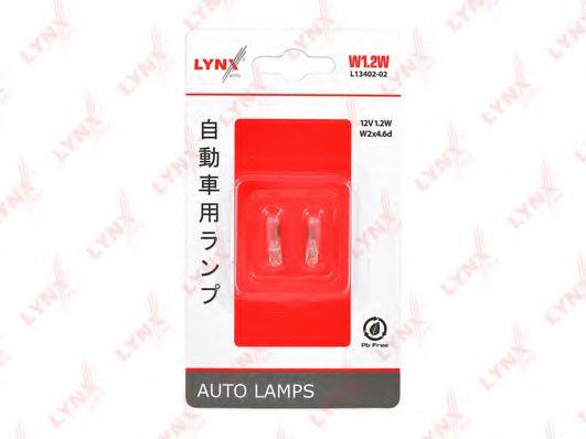 LYNXauto L13402-02 Glow bulb W1,2W 12V 1,2W L1340202