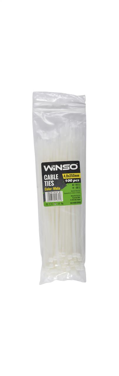 Winso 148250 Plastic clamp WINSO 4,8x250mm, white (100pcs/pack) 148250