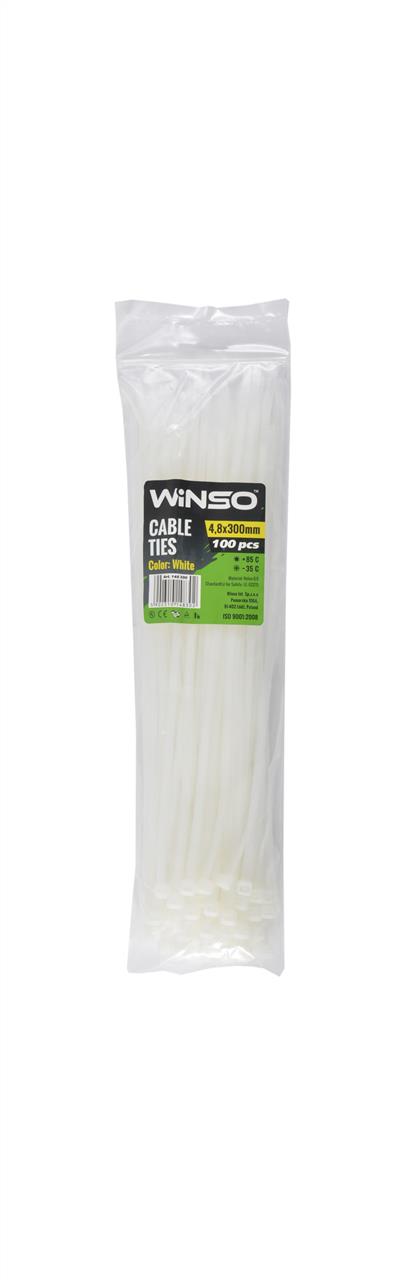 Winso 148300 Plastic clamp WINSO 4,8x300mm, white (100pcs/pack) 148300