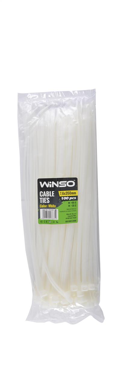 Winso 176350 Plastic clamp WINSO 7,6x350mm, white (100pcs/pack) 176350