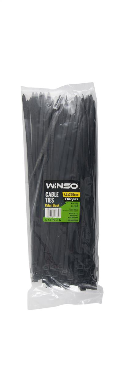 Winso 276350 Plastic clamp WINSO 7,6x350mm, black (100pcs/pack) 276350