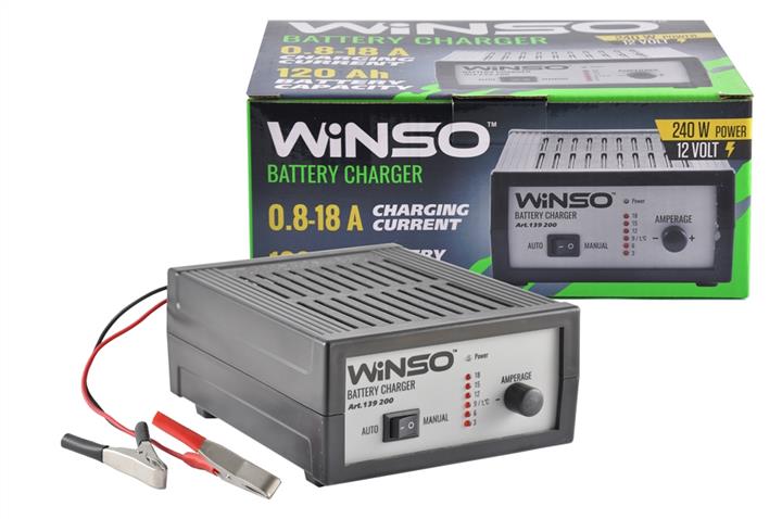 Winso 139200 Battery charger WINSO 12V 18A, capacity 120A/h 139200