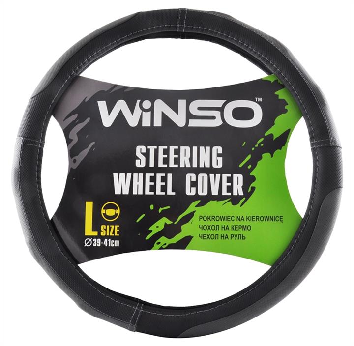 Winso 140630 Steering wheel cover L 39-41 Ø, with perforation, based on white rubber 140630