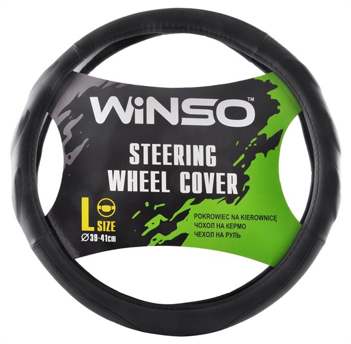 Winso 140830 Steering wheel cover L 39-41 Ø, with perforation, based on white rubber 140830