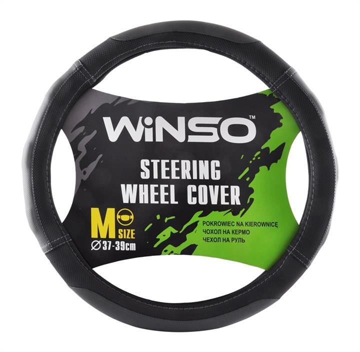 Winso 140620 Steering wheel cover M 37-39 Ø, with perforation, based on white rubber 140620