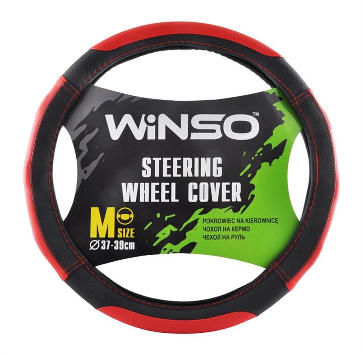 Winso 140520 Steering wheel cover M 37-39 Ø, with perforation, based on white rubber 140520
