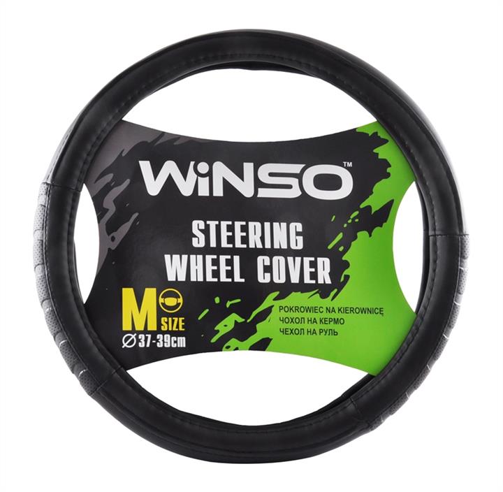 Winso 140120 Steering wheel cover M 37-39 Ø, with perforation, based on white rubber 140120