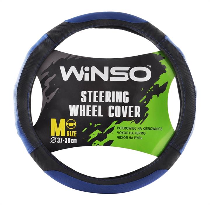 Winso 140720 Steering wheel cover M 37-39 Ø, with perforation, based on white rubber 140720