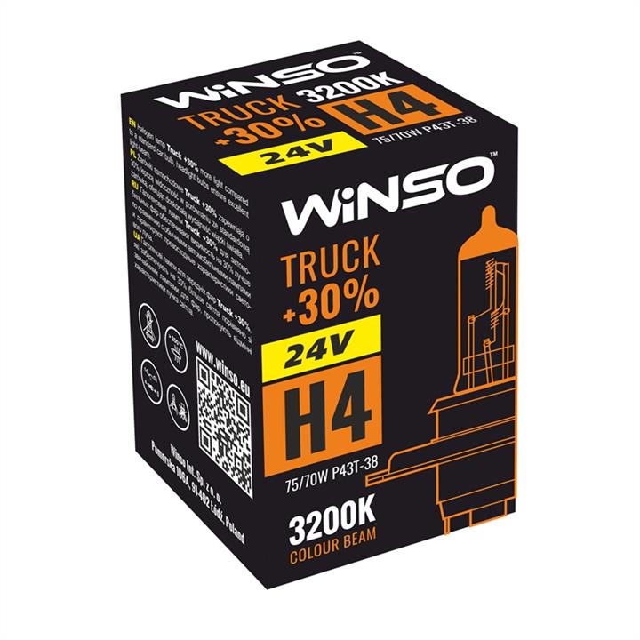 Winso 724400 Halogen lamp Winso Truck +30% 24V H4 75/70W +30% 724400