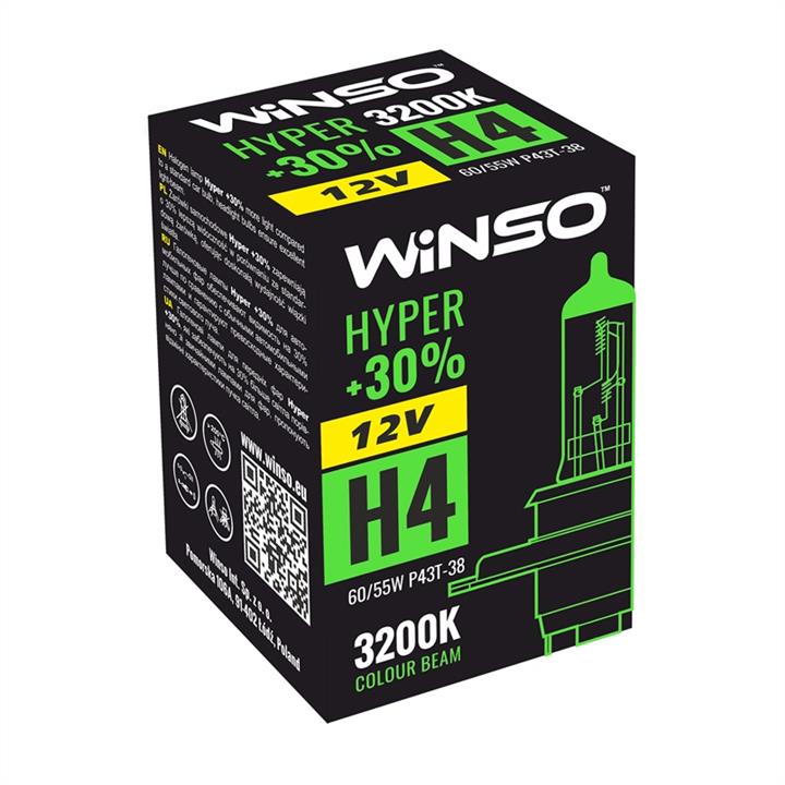 Winso 712400 Halogen lamp Winso Hyper +30% 12V H4 60/55W +30% 712400