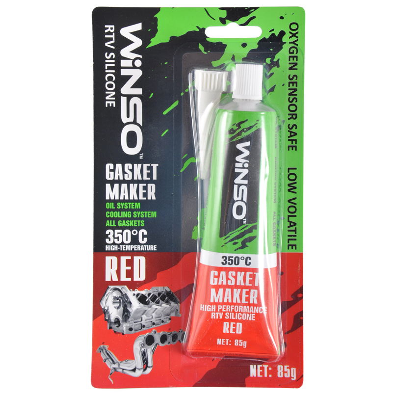 Winso 310200 Sealant gasket high-temperature WINSO +350C, red, 85g 310200