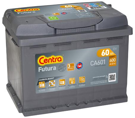 Centra CA601 Battery Centra Futura 12V 60AH 600A(EN) L+ CA601