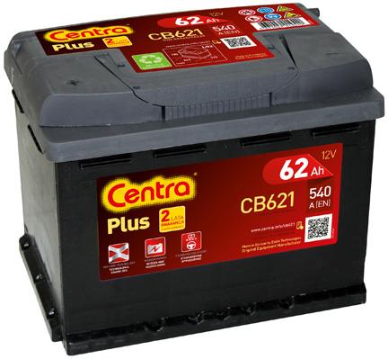 Centra CB621 Battery Centra Plus 12V 62AH 540A(EN) L+ CB621