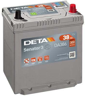 Deta DA386 Battery Deta Senator 3 12V 38AH 300A(EN) R+ DA386