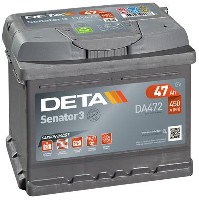 Deta DA472 Battery Deta Senator 3 12V 47AH 450A(EN) R+ DA472