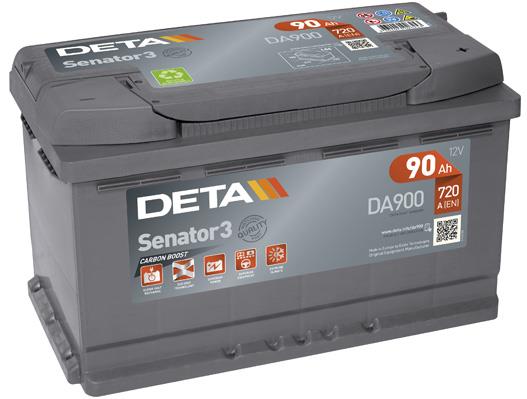 Deta DA900 Battery Deta Senator 3 12V 90AH 720A(EN) R+ DA900