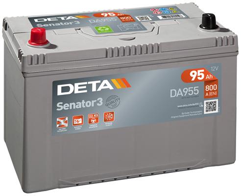 Deta DA955 Battery Deta Senator 3 12V 95AH 800A(EN) L+ DA955