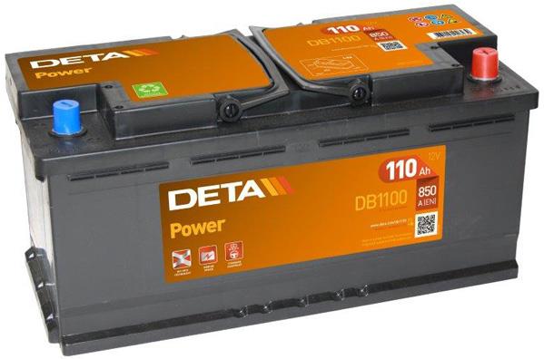 Deta DB1100 Battery Deta Power 12V 110AH 850A(EN) R+ DB1100