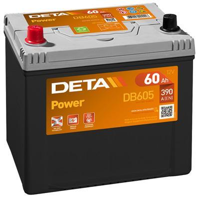 Deta DB605 Battery Deta Power 12V 60AH 390A(EN) L+ DB605